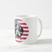 Baseball: Vintage Kaffee-Tasse Kaffeetasse (VorderseiteRechts)
