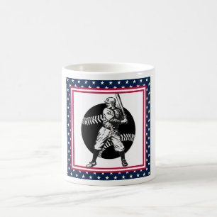 Baseball: Vintage Kaffee-Tasse Kaffeetasse