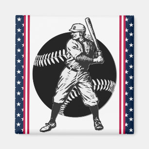 Baseball: Vintage Magnet