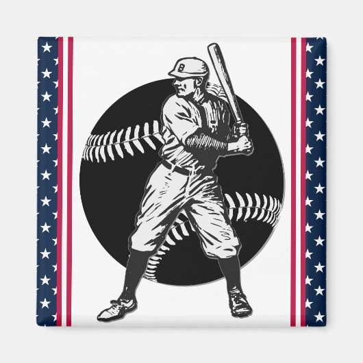 Baseball: Vintage Magnet (Vorne)