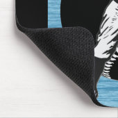 Baseball: Vintage Maus-Pad Mousepad (Ecke)