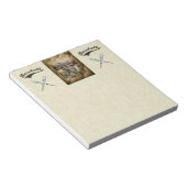 Baseball: Vintage Notizblock (angewinkelt)