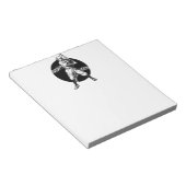 Baseball: Vintage Notizblock (angewinkelt)