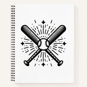 Baseball Vintage Notizblock
