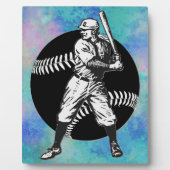 Baseball: Vintage Plaque Fotoplatte (Vorderseite)