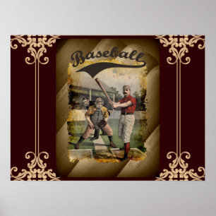 Baseball: Vintage Poster