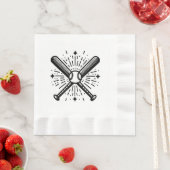 Baseball Vintage Serviette (Beispiel)