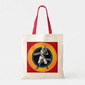 Baseball: Vintage-Taschentuch Tragetasche (Rückseite)