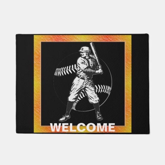 Baseball: Vintage Türmatte (Vorderseite)