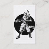 Baseball:Vintage Visitenkarte (Rückseite)