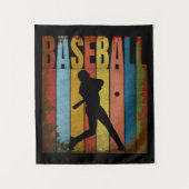BASEBALL VINTAGE WANDTEPPICH (Vorderseite)