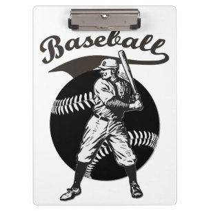 Baseball: Vintage Zwischenablage Klemmbrett