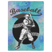 Baseball: Vintage Zwischenablage Klemmbrett (Rückseite)