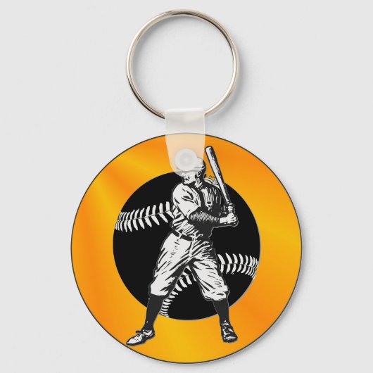 Baseball: Vintager Schlüsselanhänger (Vorderseite)