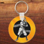 Baseball: Vintager Schlüsselanhänger (Vorderseite)