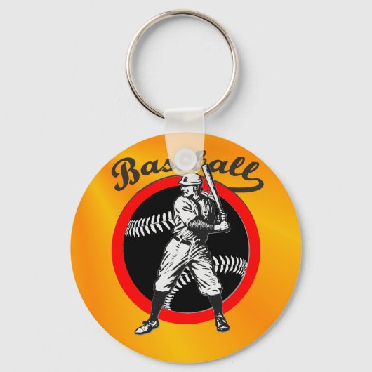 Baseball: Vintager Schlüsselanhänger (Vorderseite)