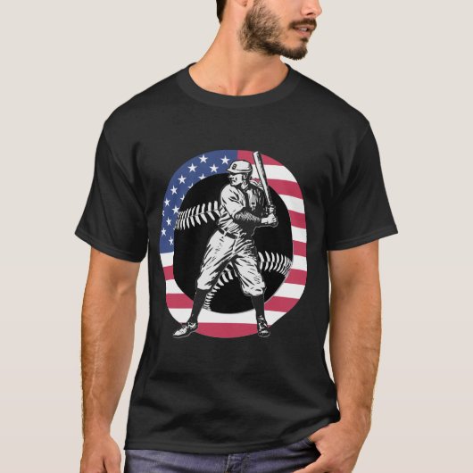 Baseball: Vintager T - Shirt (Vorderseite)