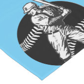 Baseball: Vintager Tischläufer (Ecke)