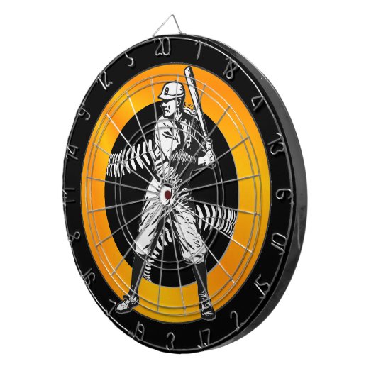 Baseball: Vintages Dart Board Dartscheibe (Vorderseite rechts)