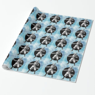 Baseball: Vintages Wrapping Paper Geschenkpapier
