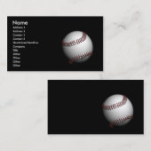 Baseball Visitenkarte (Vorne/Hinten)