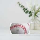 Baseball Visitenkarte (Stehend Vorderseite)