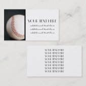 Baseball Visitenkarte (Vorne/Hinten)