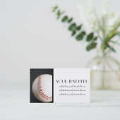Baseball Visitenkarte (Stehend Vorderseite)