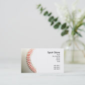Baseball Visitenkarte (Stehend Vorderseite)