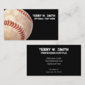 Baseball-Visitenkarte Visitenkarte (Vorne/Hinten)