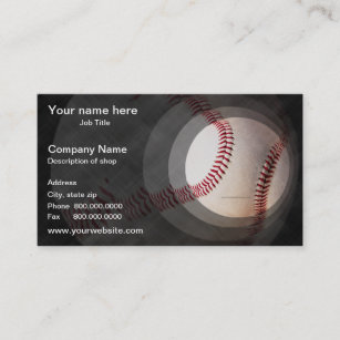 Baseball-Visitenkarte Visitenkarte