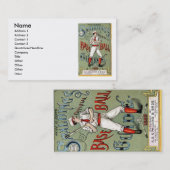 Baseball-Visitenkarte Visitenkarte (Vorne/Hinten)