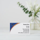 Baseball-Visitenkarten Visitenkarte (Stehend Vorderseite)