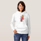 Baseball-Vogel mit Baseball-Handschuh Hoodie (Vorne ganz)