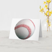 Baseball vollständig anpassbar karte (Gelbe Blume)