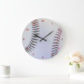 Baseball-Wall-Uhr Große Wanduhr (Zuhause)