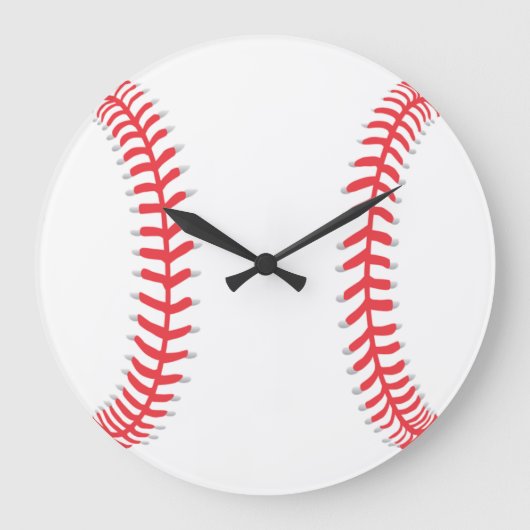 Baseball-Wall-Uhr Große Wanduhr (Vorderseite)