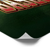 Baseball-Wanddeko - Retro 90er Poster (Ecke)