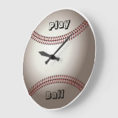 Baseball-Wanduhr Große Wanduhr (Winkel)