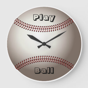 Baseball-Wanduhr Große Wanduhr