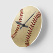 Baseball-Wanduhr Runde Wanduhr (Winkel)