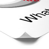 Baseball, was sonst T - Shirt und Geschenke Poster (Ecke)