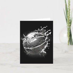 Baseball Wasserfarbe Baseball Liebhaber Kunstwerk Karte