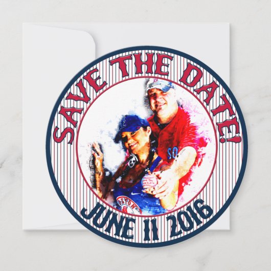 Baseball Wedding Rett-the-Date-HOWARD,Option 3 Save The Date (Vorderseite)