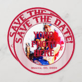 Baseball Wedding Rett-The-Date-Template 01 Save The Date (Vorne/Hinten)