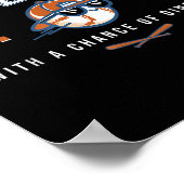 Baseball Weekend Forecast Funny Baseball Spaß Quo Poster (Ecke)