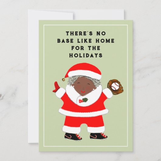 Baseball Weihnachten (Vorderseite)