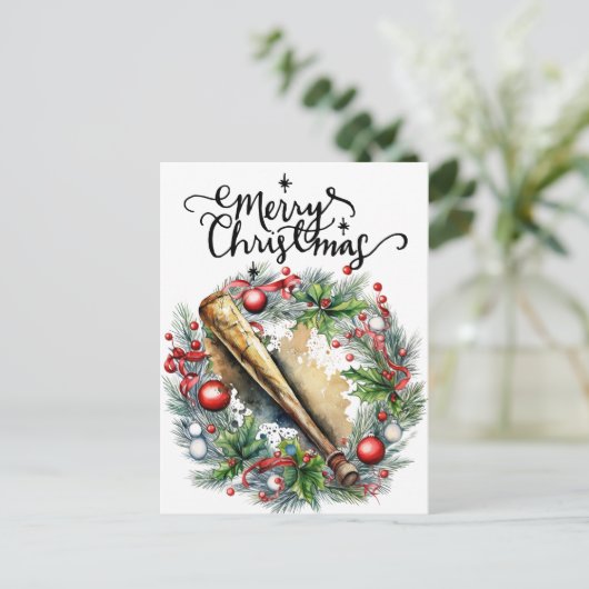 Baseball Weihnachten (Stehend Vorderseite)