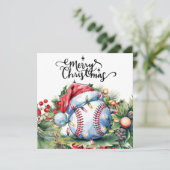 Baseball Weihnachten (Stehend Vorderseite)