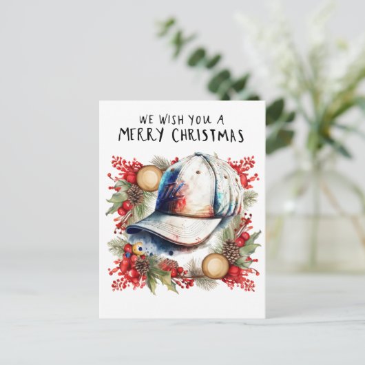 Baseball Weihnachten (Stehend Vorderseite)